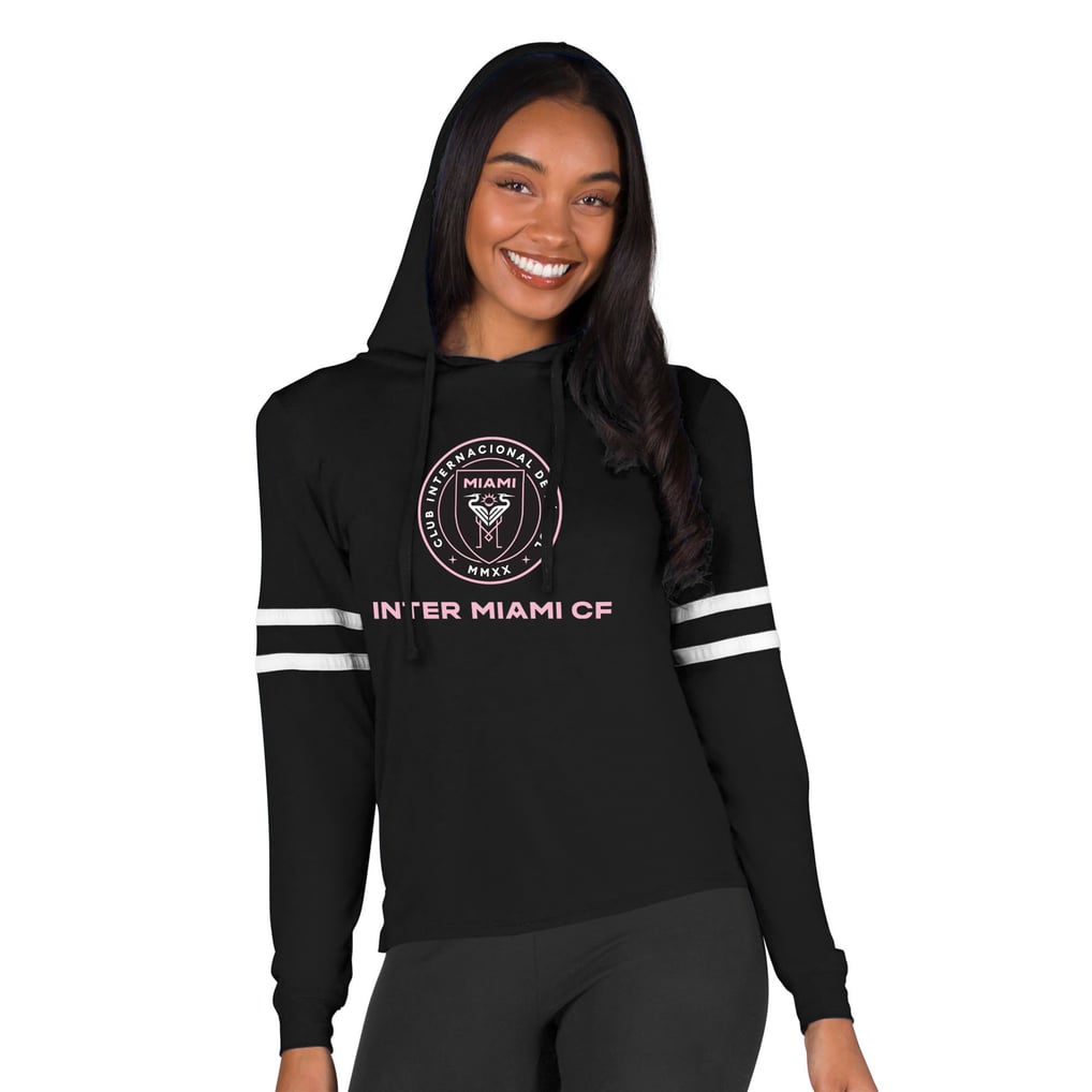 Inter Miami CF Concepts Sport Women's Marathon Hoodie Top - Black